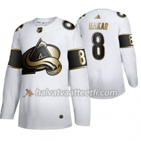 Miesten NHL Colorado Avalanche Pelipaita Cale Makar 8 Adidas 2019-20 Golden Edition Valkoinen Authentic
